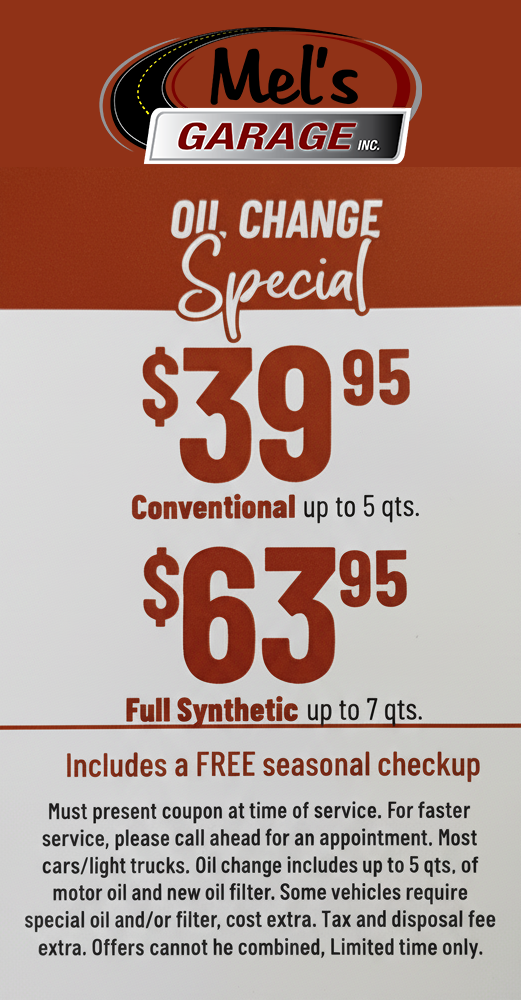 Oil Change Special